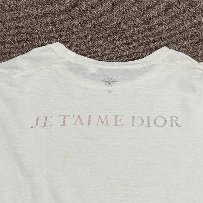 Dior Dior Cotton Short Sleeve T-Shirt in Off-White 0089 Size S / US 4 / IT 40 - 5 Thumbnail