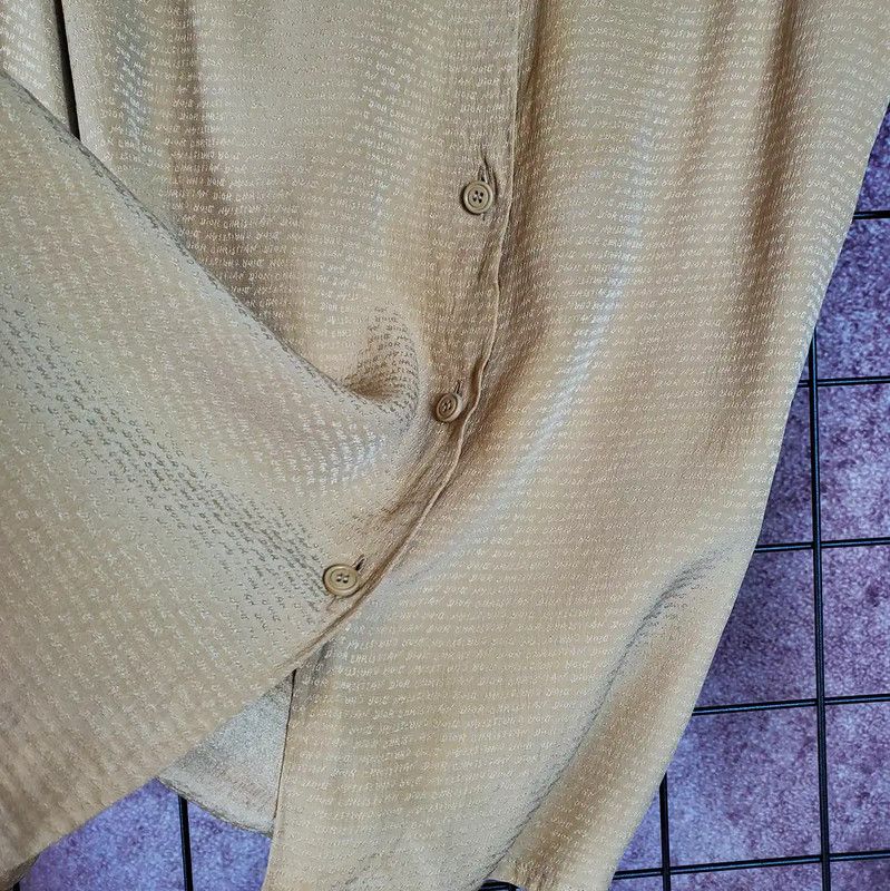 Dior Dior Silk Long Sleeve Blouse with Tie 0089 Size S / US 4 / IT 40 - 7 Thumbnail