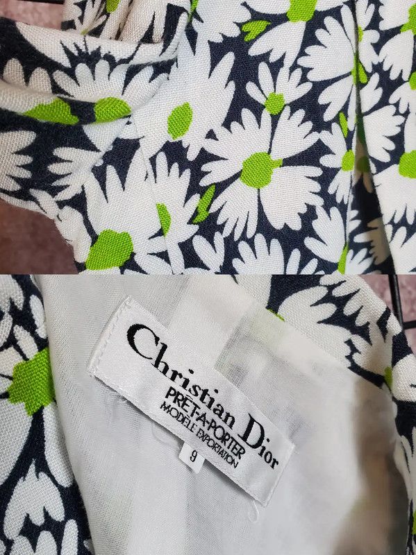 Dior Dior Floral Patterned Long Sleeve Cardigan 0089 Size M / US 6-8 / IT 42-44 - 9 Thumbnail