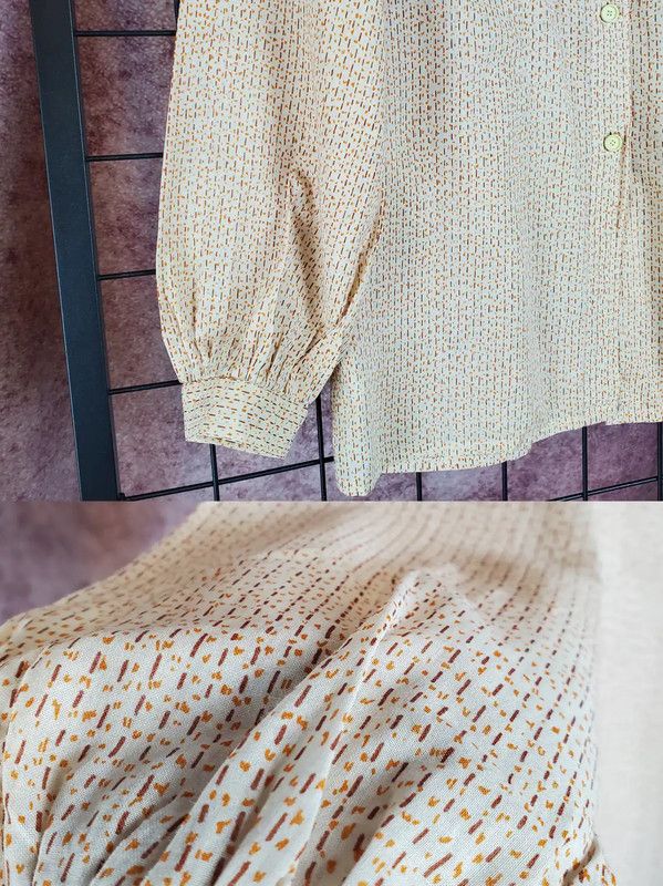 Dior Dior Long Sleeve Beige Cotton Floral Shirt 0089 Size L / US 10 / IT 46 - 8 Thumbnail