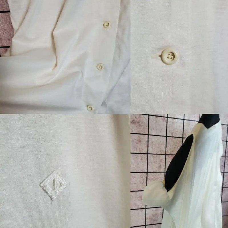 Dior Dior White Cotton Women's T-Shirt 0089 Size S / US 4 / IT 40 - 5 Thumbnail