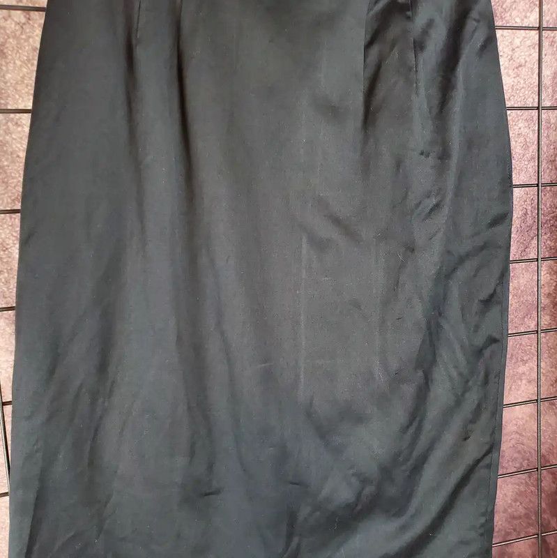 Dior Dior Black Midi Skirt for Women 0089 Size 26" / US 2 / IT 38 - 9 Thumbnail