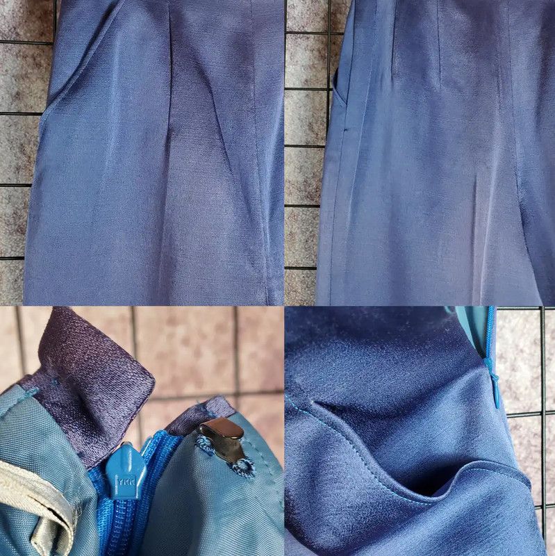 Dior Dior L Size Purple Wool Blend Casual Pants 0089 Size 22" - 4 Thumbnail