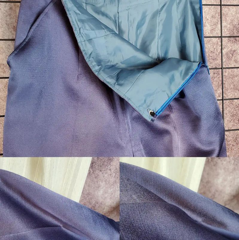 Dior Dior L Size Purple Wool Blend Casual Pants 0089 Size 22" - 7 Thumbnail