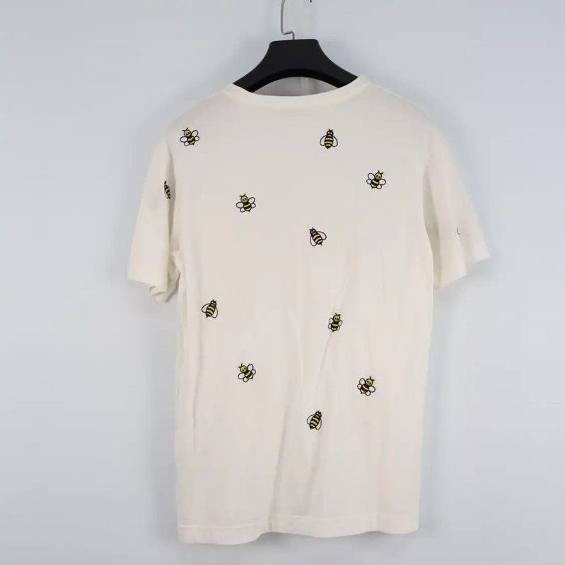 Dior Dior White XS T-Shirt with Bee Embroidery 0089 Size XS / US 0-2 / IT 36-38 - 2 Thumbnail