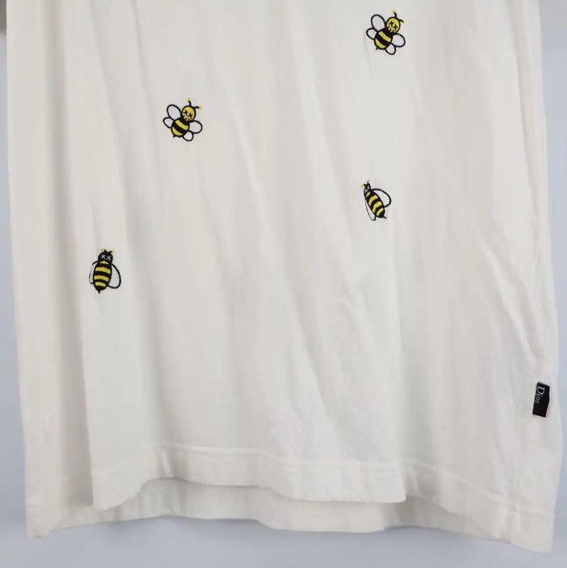 Dior Dior White XS T-Shirt with Bee Embroidery 0089 Size XS / US 0-2 / IT 36-38 - 4 Thumbnail