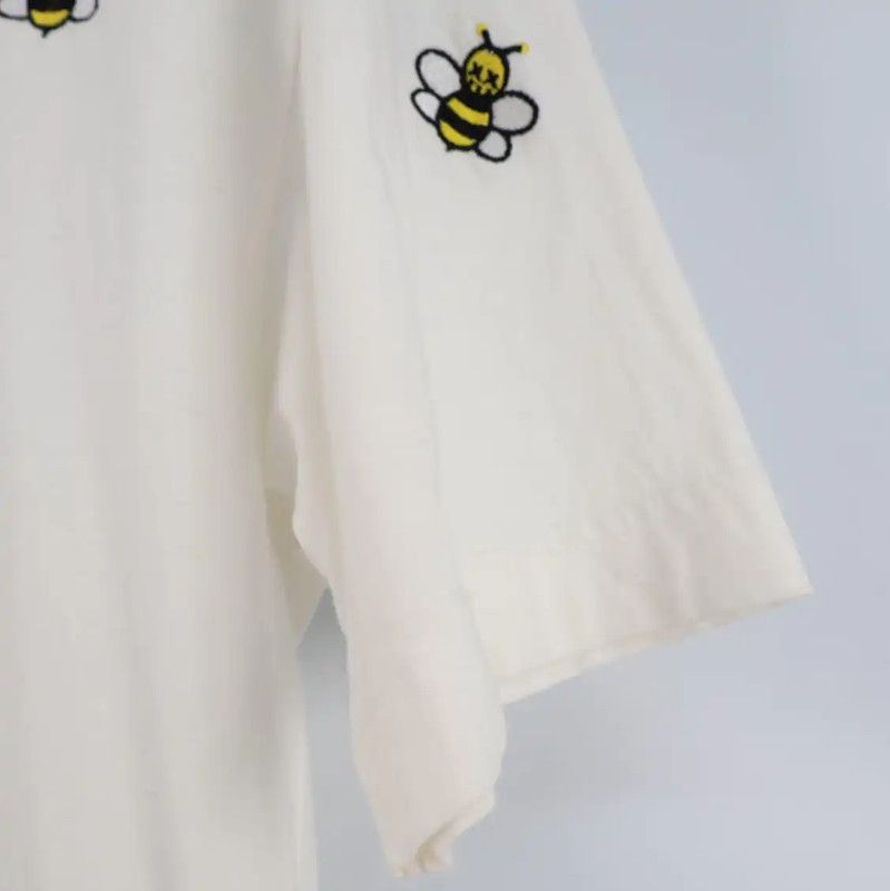 Dior Dior White XS T-Shirt with Bee Embroidery 0089 Size XS / US 0-2 / IT 36-38 - 5 Thumbnail