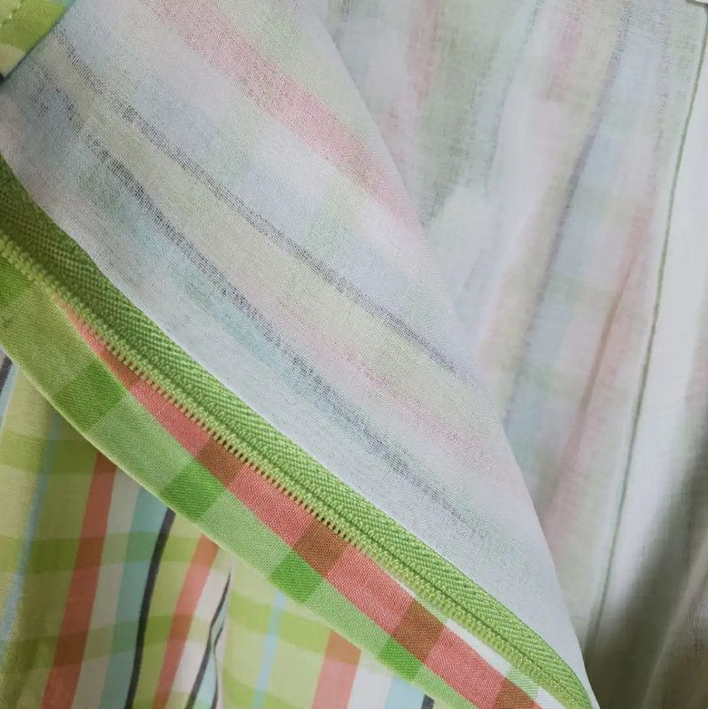 Dior Dior Green Cotton Plaid Summer Shorts 0089 Size 27" / US 4 / IT 40 - 7 Thumbnail