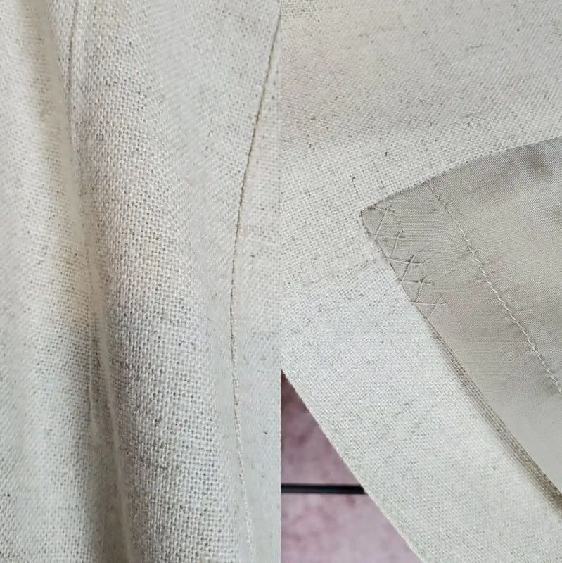 Dior Dior Asymmetrical Midi Skirt in Beige 0089 Size 23" - 8 Thumbnail