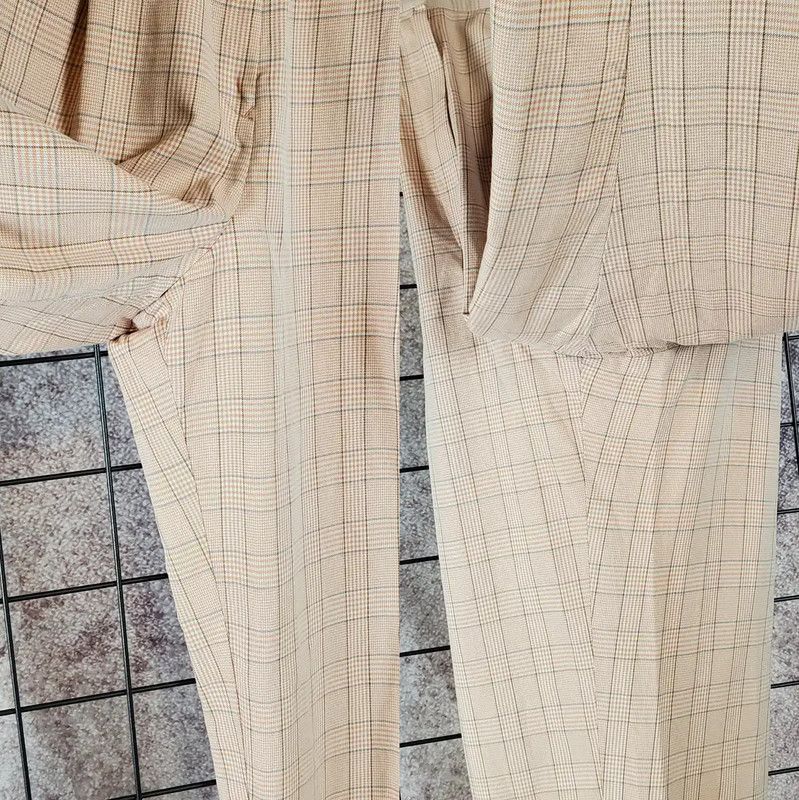 Dior Dior Pink Cotton Plaid Logo Leisure Pants 0089 Size 23" - 10 Thumbnail
