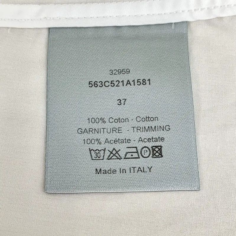 Dior Dior Women’s Classic White Cotton Shirt 0089 Size ONE SIZE - 7 Thumbnail