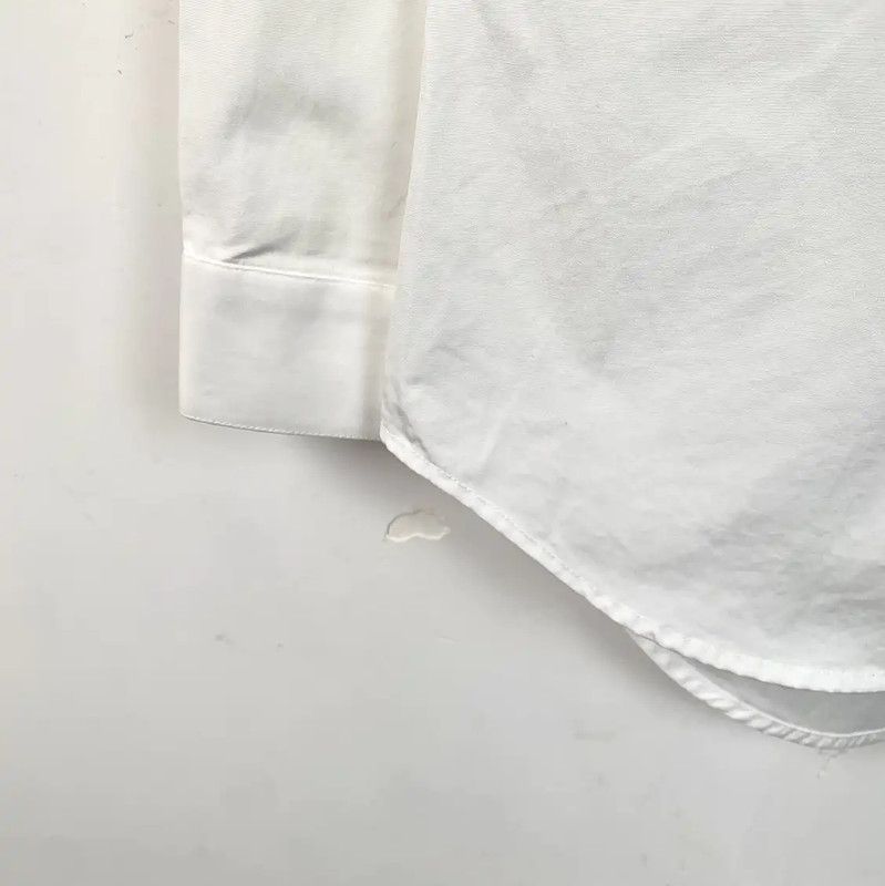 Dior Dior Women’s Classic White Cotton Shirt 0089 Size ONE SIZE - 4 Thumbnail