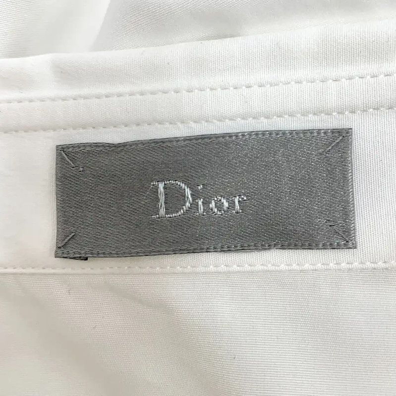 Dior Dior White Cotton Women's Shirt 0089 Size M / US 6-8 / IT 42-44 - 5 Thumbnail