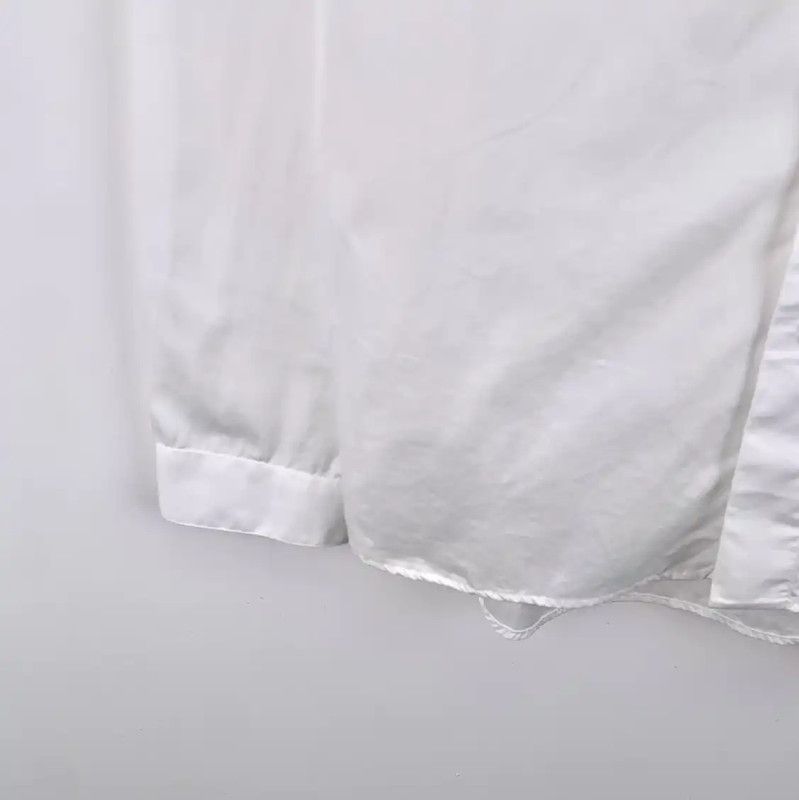 Dior Dior White Cotton Women's Shirt 0089 Size M / US 6-8 / IT 42-44 - 4 Thumbnail