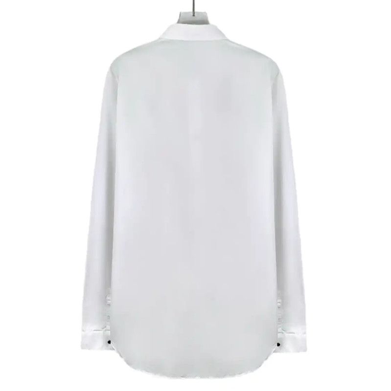 Dior Dior White Cotton Women's Shirt 0089 Size M / US 6-8 / IT 42-44 - 2 Thumbnail