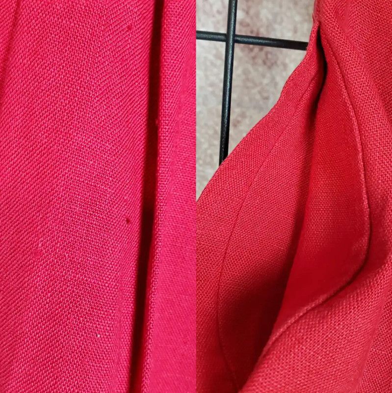 Dior Dior Red Summer Linen Casual Trousers M 0089 Size 27" / US 4 / IT 40 - 6 Thumbnail