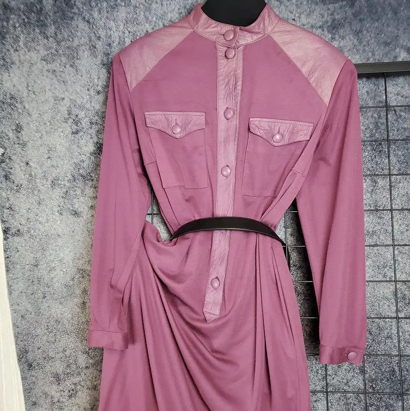 Dior Dior Long Sleeve Dress in Spring Pink 0089 Size M / US 6-8 / IT 42-44 - 3 Thumbnail
