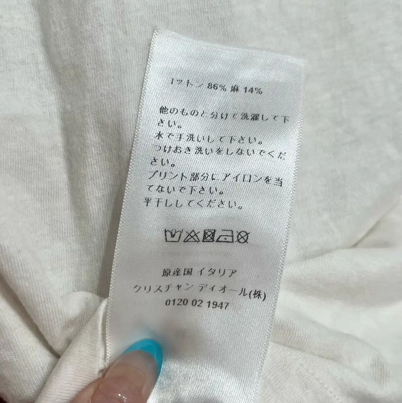 Dior Dior Women's Cotton T-Shirt with Global Slogan 0089 Size M / US 6-8 / IT 42-44 - 7 Thumbnail