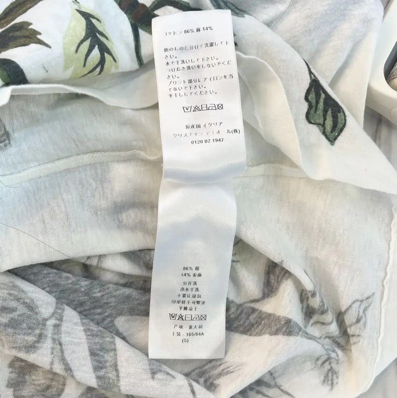 Dior Dior White Cotton Printed Women's T-Shirt 0089 Size S / US 4 / IT 40 - 6 Thumbnail