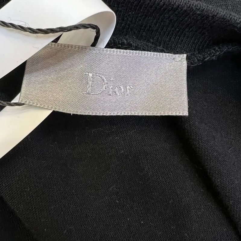 Dior Dior Summer Black Cotton Short Sleeve T-Shirt 0089 Size S / US 4 / IT 40 - 4 Thumbnail