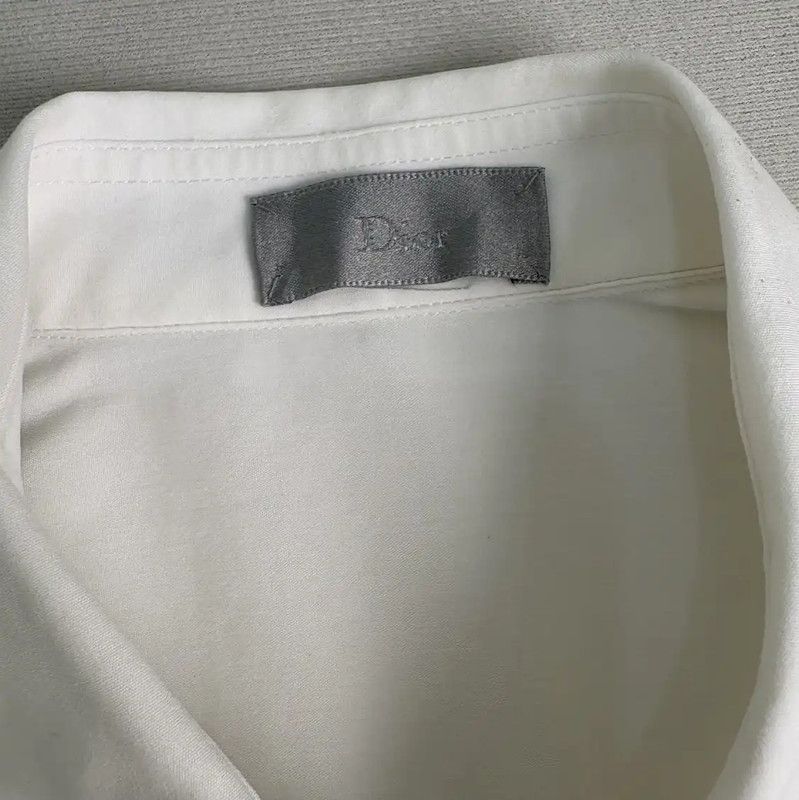 Dior Dior Women's White Long Sleeve Shirt 0089 Size M / US 6-8 / IT 42-44 - 3 Thumbnail