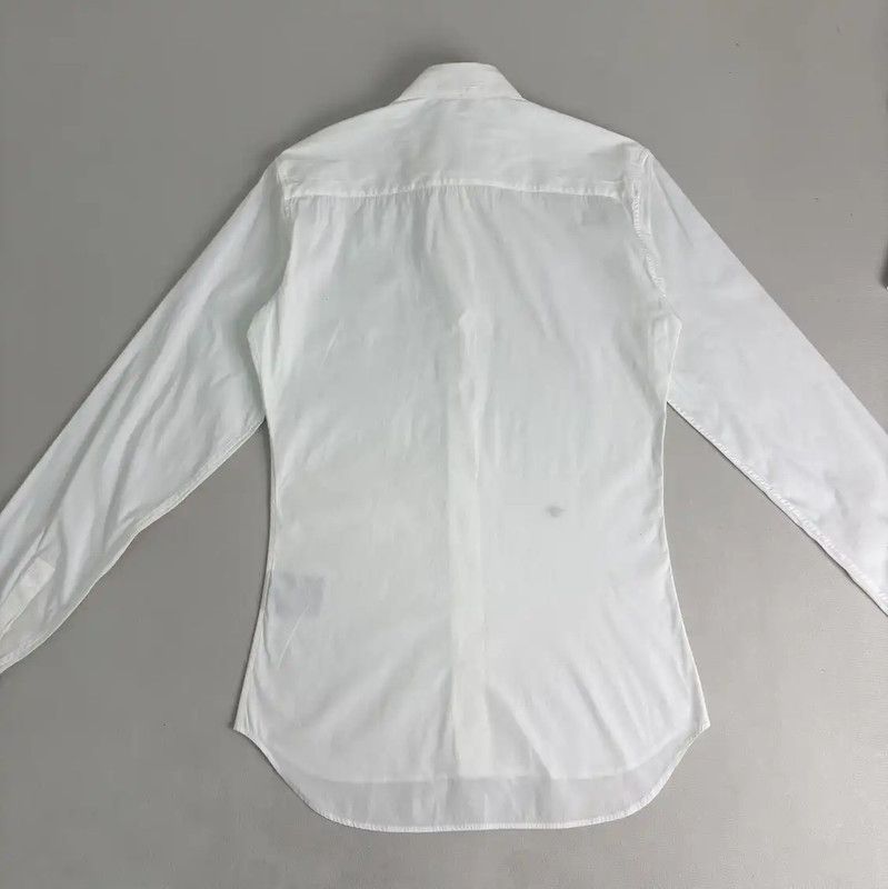 Dior Dior Women's White Long Sleeve Shirt 0089 Size M / US 6-8 / IT 42-44 - 2 Thumbnail