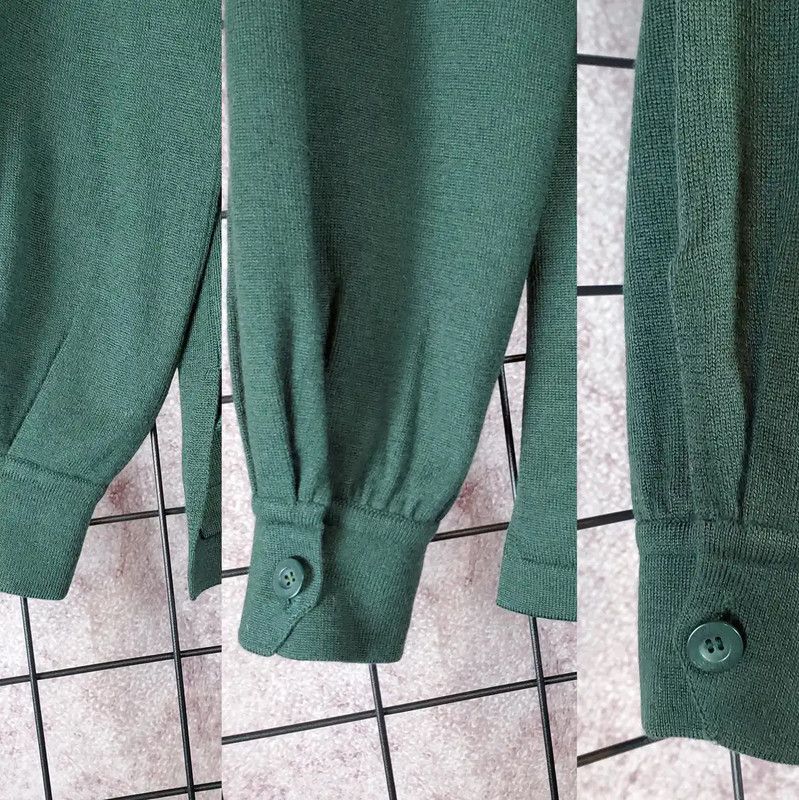 Dior Dior Sports Green Wool Blend Long Sleeve Top 0089 Size M / US 6-8 / IT 42-44 - 7 Thumbnail