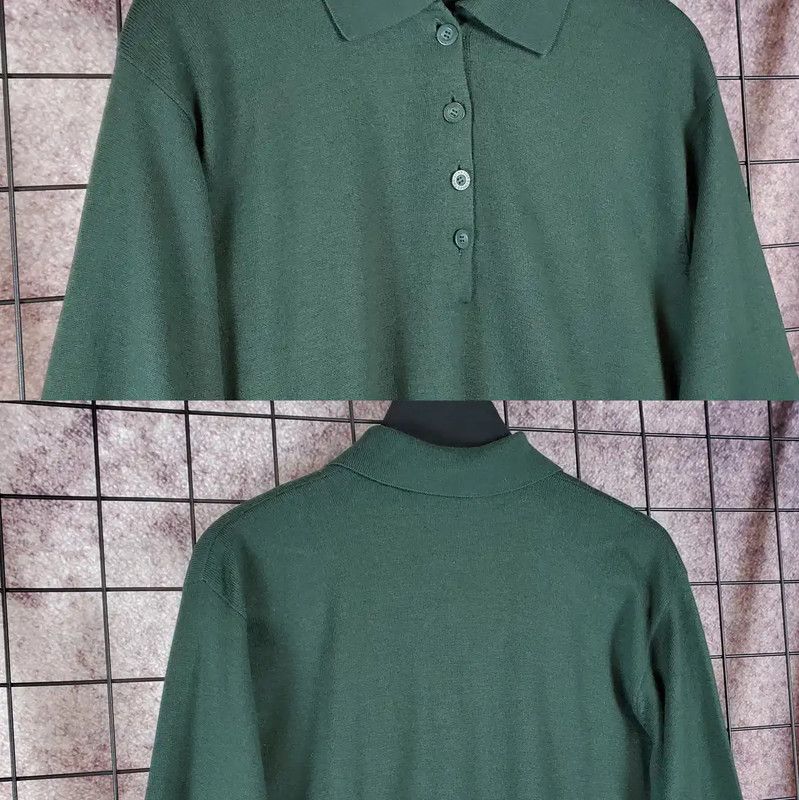 Dior Dior Sports Green Wool Blend Long Sleeve Top 0089 Size M / US 6-8 / IT 42-44 - 4 Thumbnail