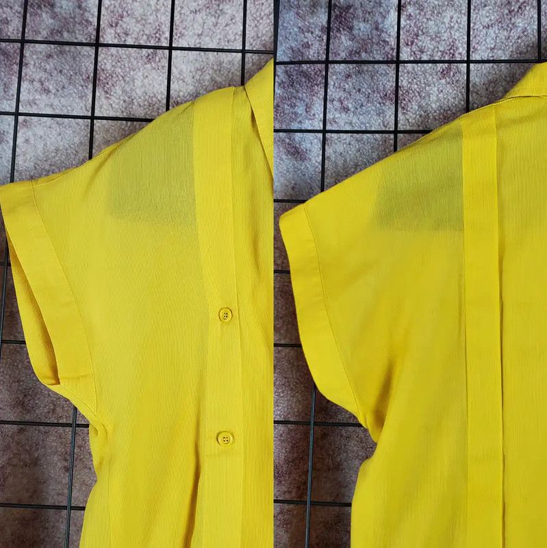 Dior Dior Lemon Yellow Short Sleeve Shirt 0089 Size S / US 4 / IT 40 - 5 Thumbnail