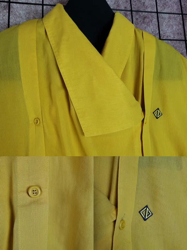 Dior Dior Lemon Yellow Short Sleeve Shirt 0089 Size S / US 4 / IT 40 - 6 Thumbnail