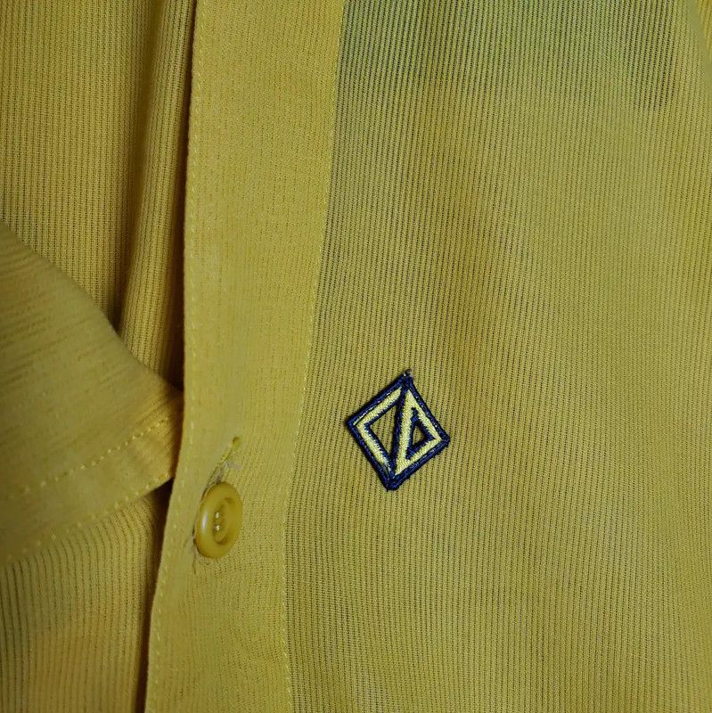 Dior Dior Lemon Yellow Short Sleeve Shirt 0089 Size S / US 4 / IT 40 - 8 Thumbnail