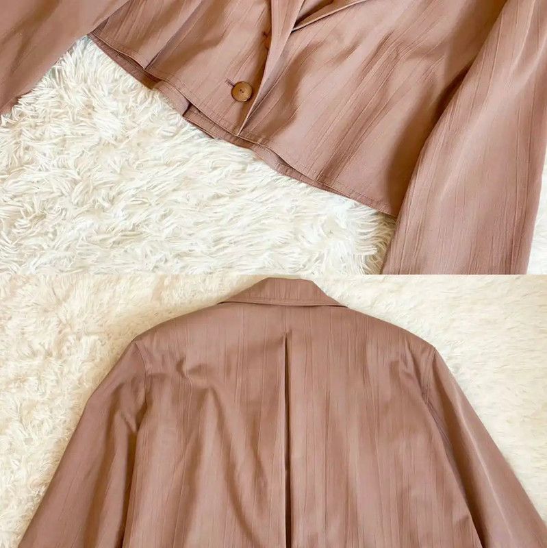 Dior Dior Coral Pink Wool Blend Cropped Cardigan 0089 Size M / US 6-8 / IT 42-44 - 5 Thumbnail