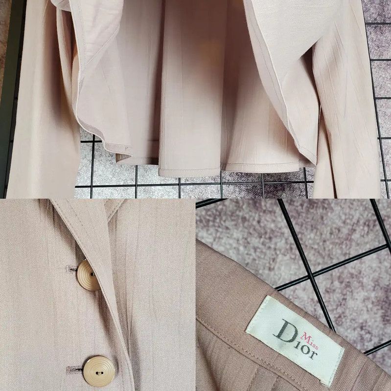 Dior Dior Coral Pink Wool Blend Cropped Cardigan 0089 Size M / US 6-8 / IT 42-44 - 8 Thumbnail