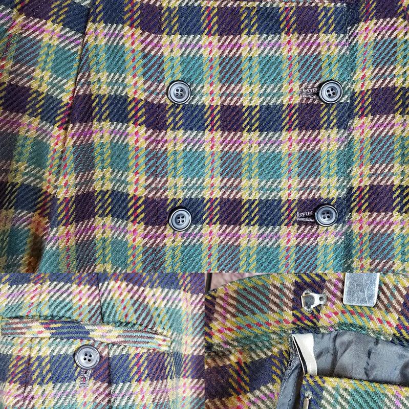 Dior Dior Wool Plaid Mini Skirt for Women 0089 Size 23" - 6 Thumbnail