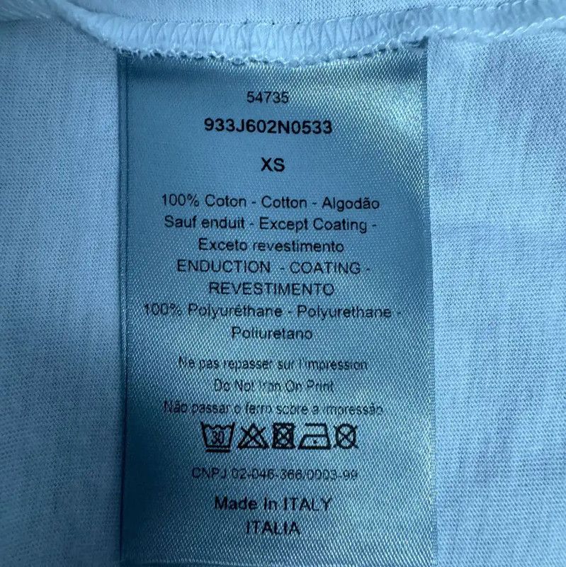 Dior Dior Women's Graphic White T-Shirt XS 0089 Size XS / US 0-2 / IT 36-38 - 6 Thumbnail