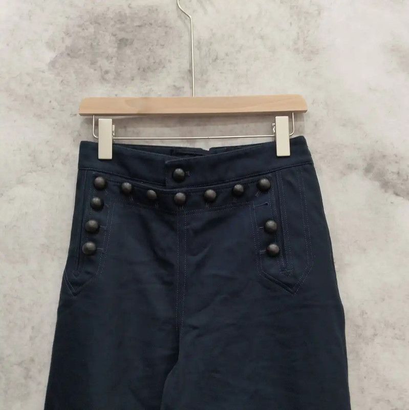 Dior Dior Women's Cotton Wide-Leg Jeans in Dark Blue 0089 Size 30" / US 8 / IT 44 - 3 Thumbnail