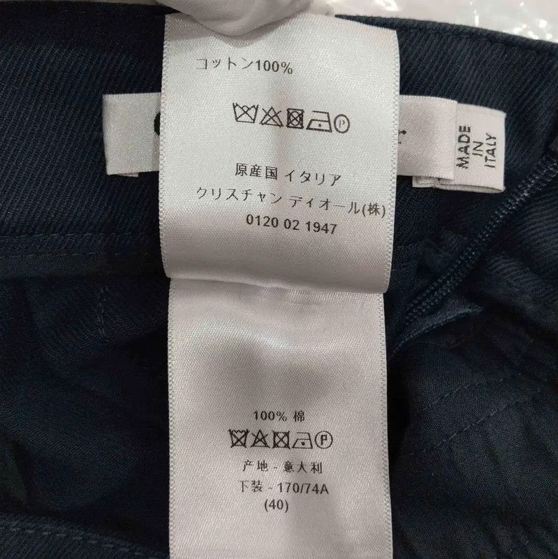 Dior Dior Women's Cotton Wide-Leg Jeans in Dark Blue 0089 Size 30" / US 8 / IT 44 - 6 Thumbnail