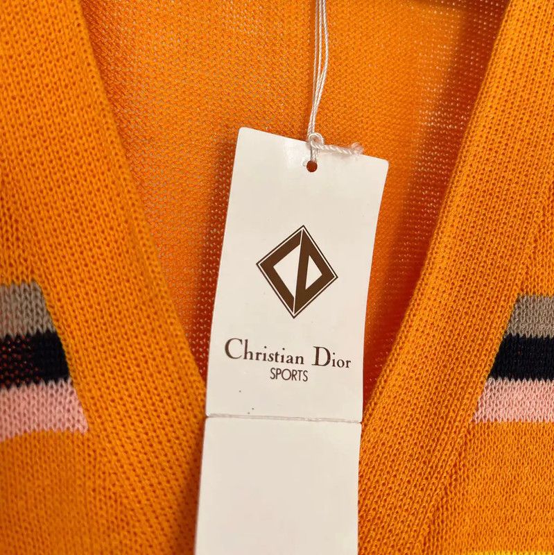 Dior Dior Orange Knit Women's Vest 0089 Size M / US 6-8 / IT 42-44 - 8 Thumbnail