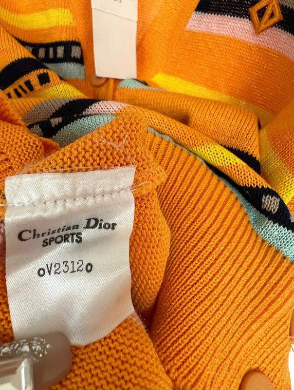 Dior Dior Orange Knit Women's Vest 0089 Size M / US 6-8 / IT 42-44 - 7 Thumbnail