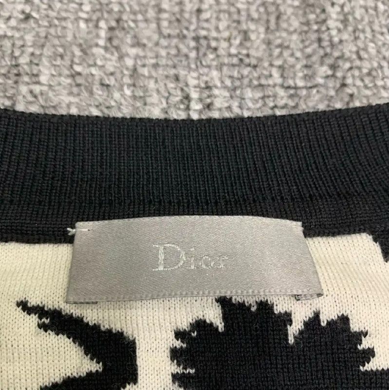 Dior Dior Black Cotton Sweater for Women 0089 Size XS / US 0-2 / IT 36-38 - 8 Thumbnail