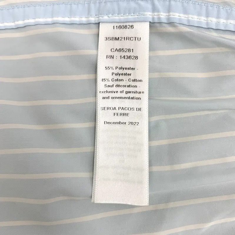 Dior Dior Light Blue Cotton Women's Jacket 0089 Size S / US 4 / IT 40 - 6 Thumbnail