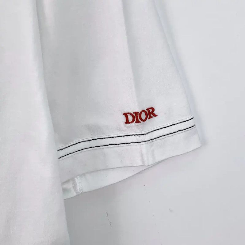 Dior Dior White Cotton Women’s T-Shirt 0089 Size XXS / US 00 / IT 34 - 4 Thumbnail