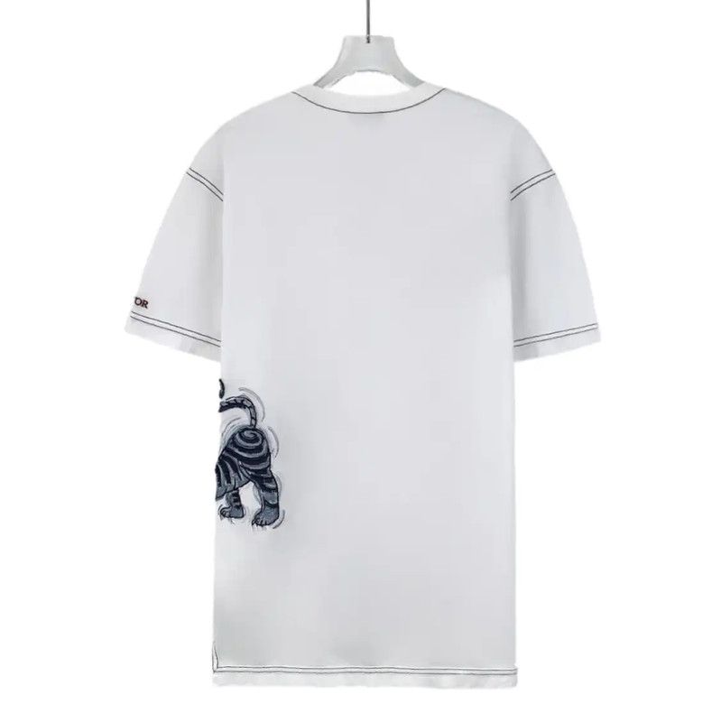 Dior Dior White Cotton Women’s T-Shirt 0089 Size XXS / US 00 / IT 34 - 2 Thumbnail