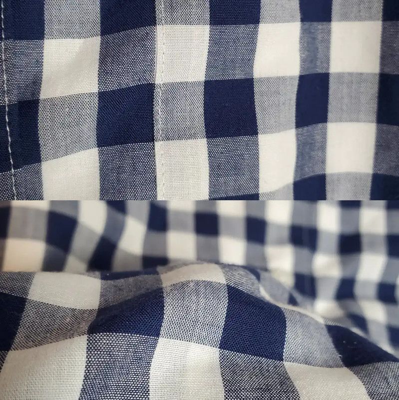 Dior Dior Summer Blue Check Cotton T-Shirt 0089 Size M / US 6-8 / IT 42-44 - 8 Thumbnail