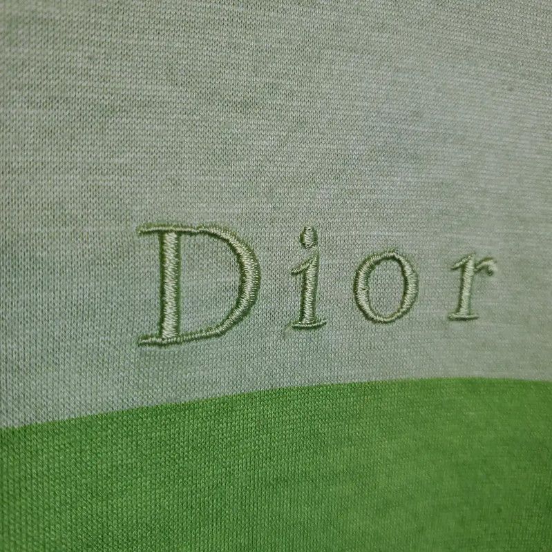 Dior Dior Summer Blue Striped Cotton Tee 0089 Size M / US 6-8 / IT 42-44 - 7 Thumbnail