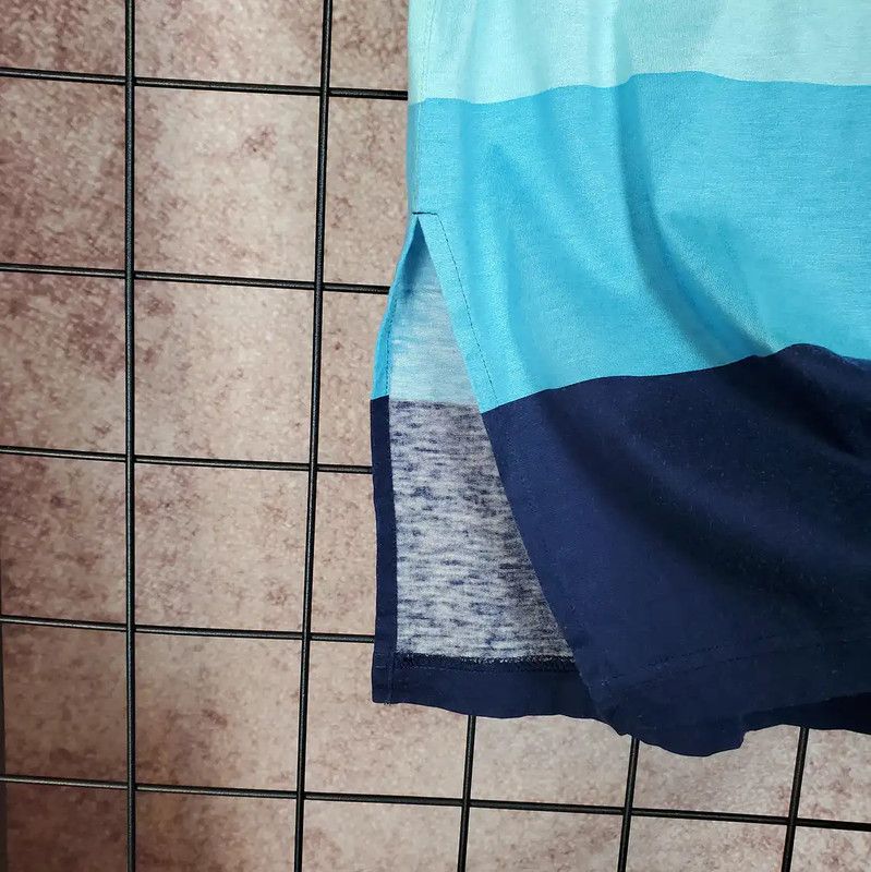 Dior Dior Summer Blue Striped Cotton Tee 0089 Size M / US 6-8 / IT 42-44 - 8 Thumbnail