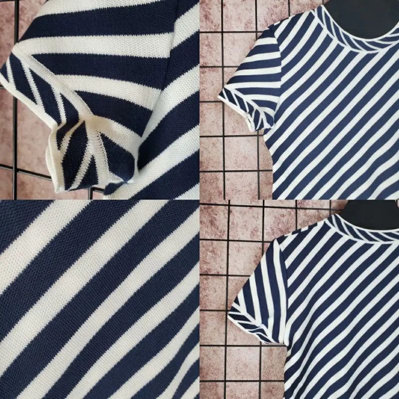 Dior Christian Dior Summer Striped Short-Sleeve T-Shirt 0089 Size M / US 6-8 / IT 42-44 - 4 Thumbnail