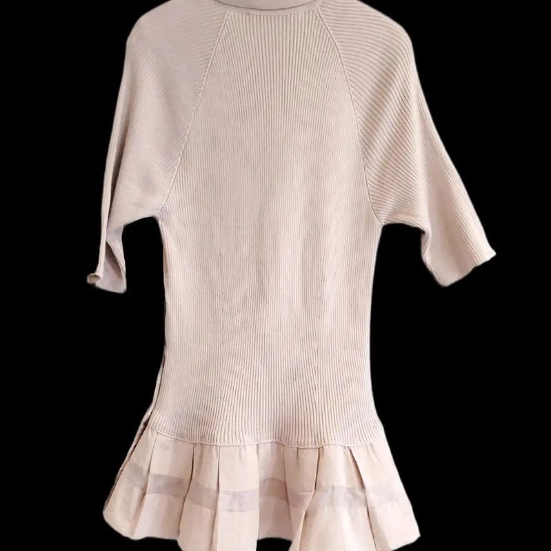 Dior Dior Spring Autumn Nude Pink Cotton Top 0089 Size S / US 4 / IT 40 - 2 Thumbnail