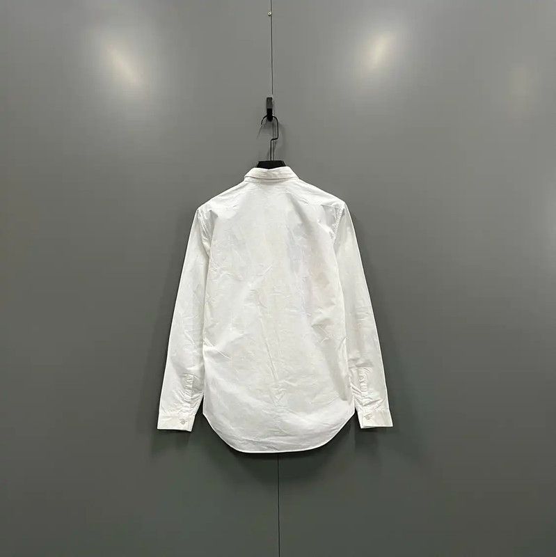 Dior Dior White Cotton Long Sleeve Shirt 0089 Size ONE SIZE - 2 Thumbnail