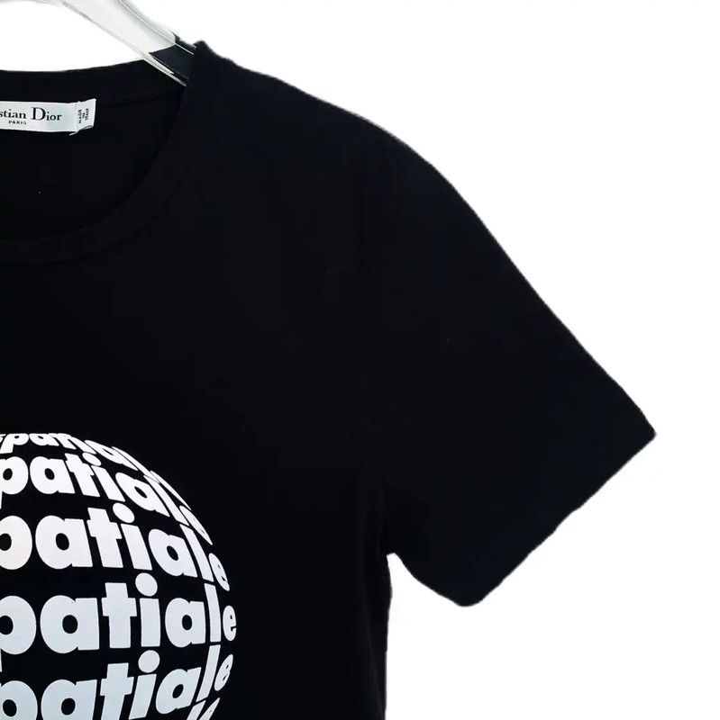 Dior Dior Black Cotton Women's T-Shirt 0089 Size S / US 4 / IT 40 - 4 Thumbnail